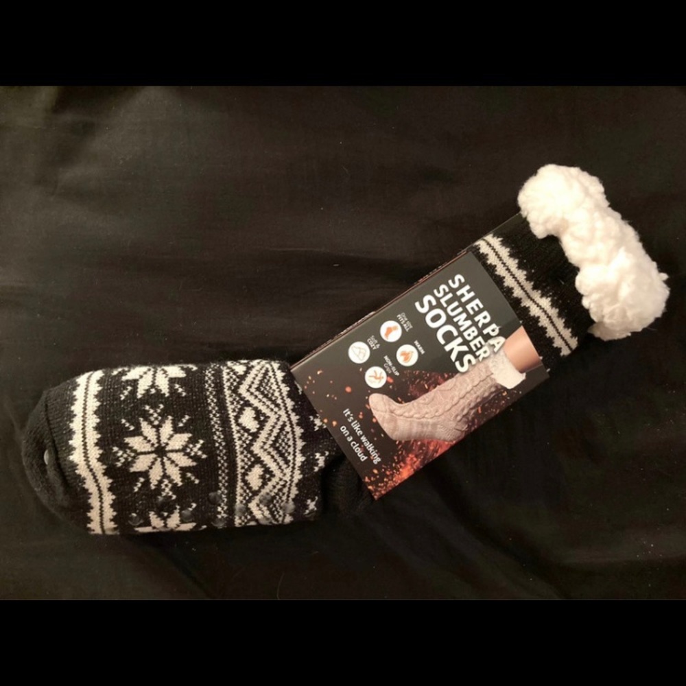 NWT Heat Trendz Sherpa Slumber Socks